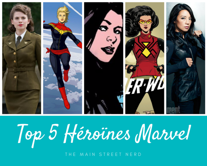 TOP 5 Héroïnes Marvel